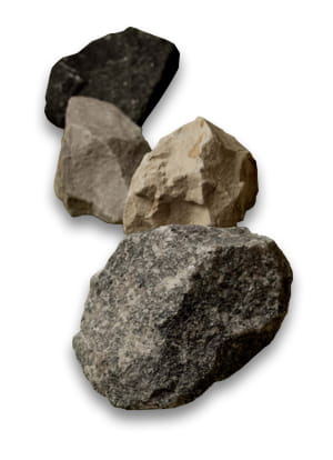 Suroviny/kameny používané v Parocu